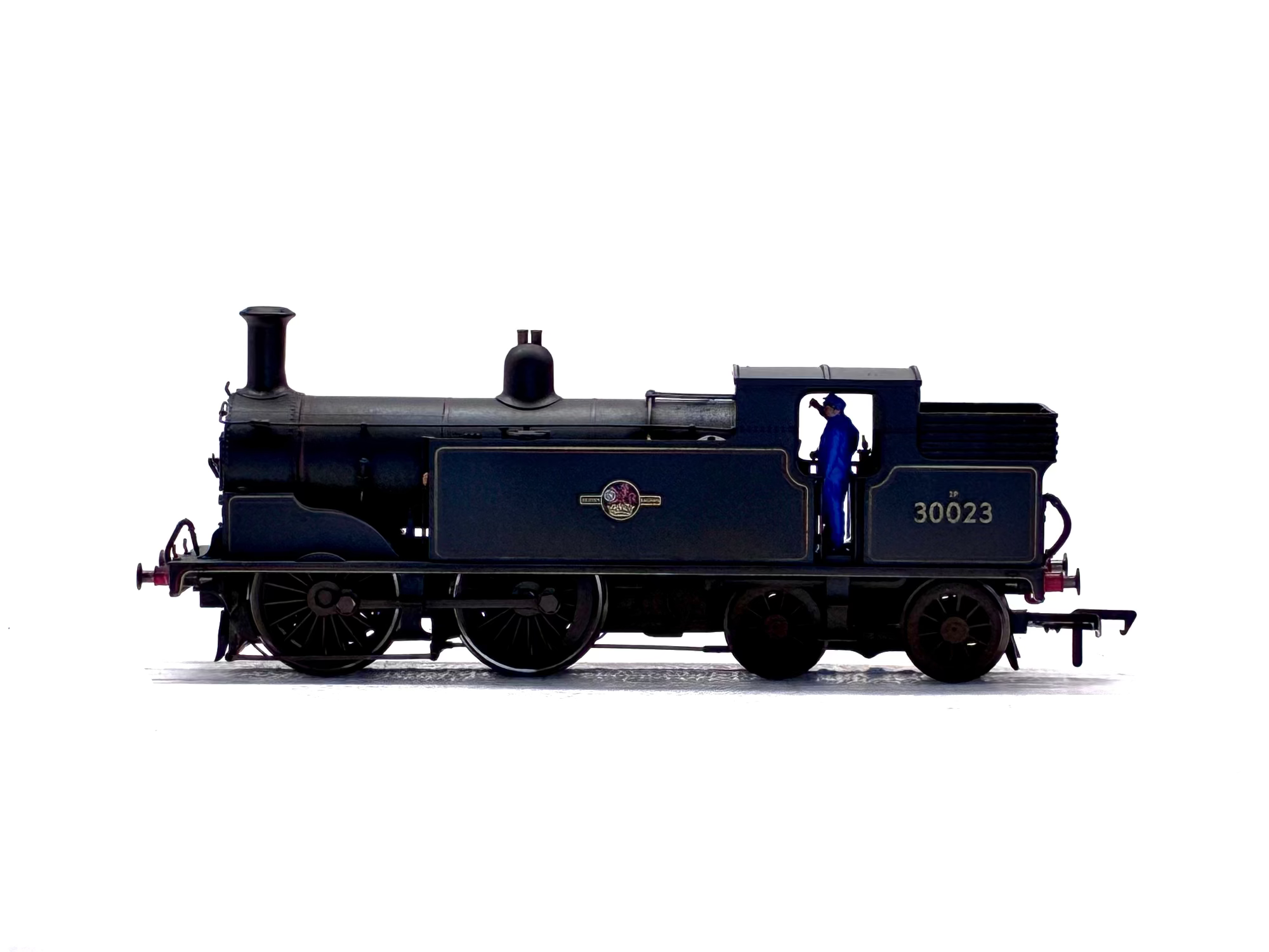 Hornby R2626X Class M7 0-4-4T 30023 in BR Black with late crest DCC on board