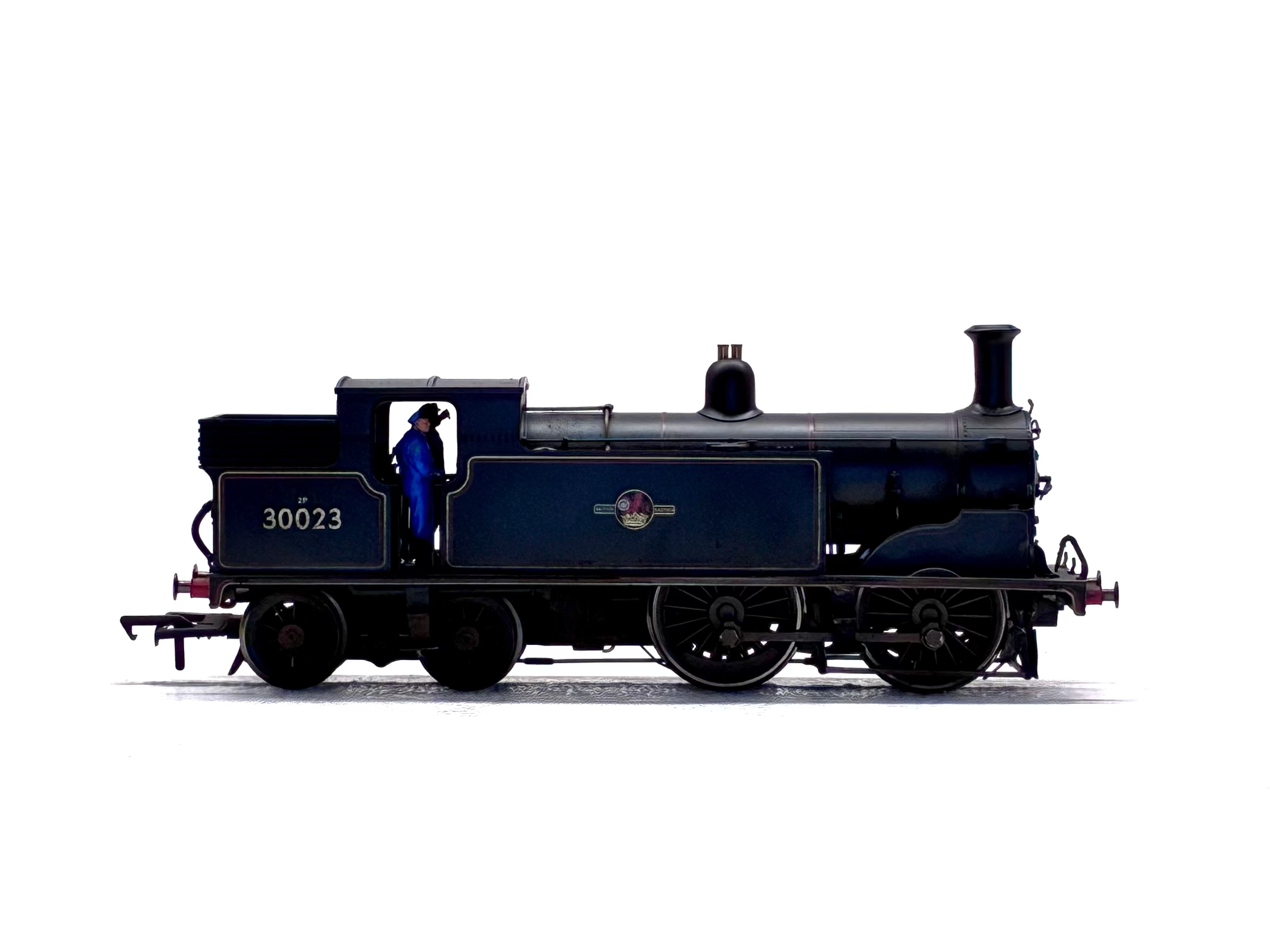 Hornby R2626X Class M7 0-4-4T 30023 in BR Black with late crest DCC on board