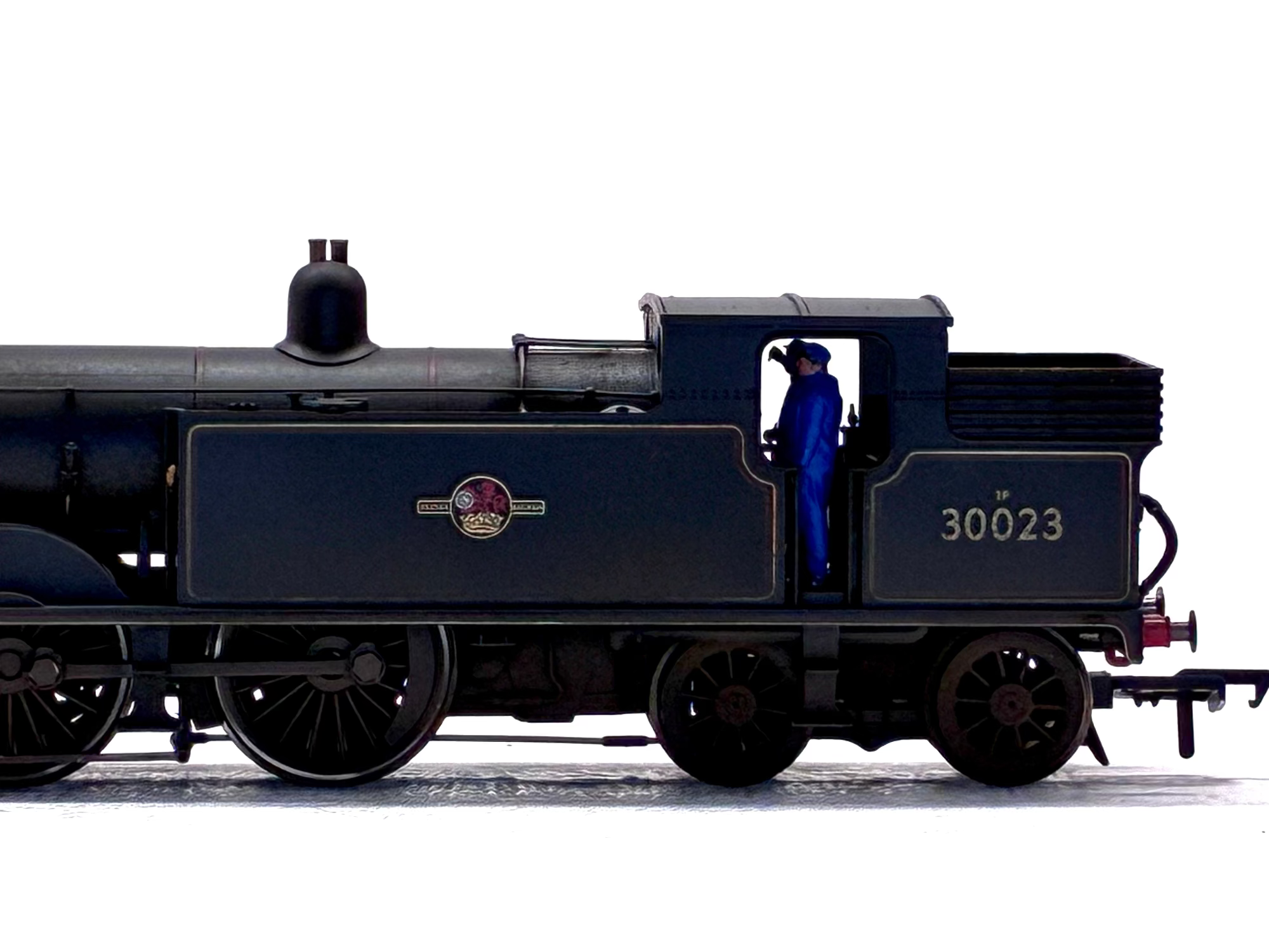 Hornby R2626X Class M7 0-4-4T 30023 in BR Black with late crest DCC on board