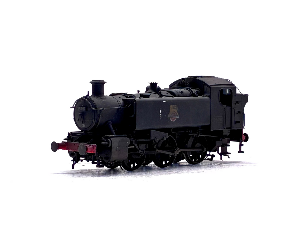 Rapido Trains UK 904501 Class 15xx pannier 0-6-0PT 1506 in BR plain black with no crest Digital sound fitted