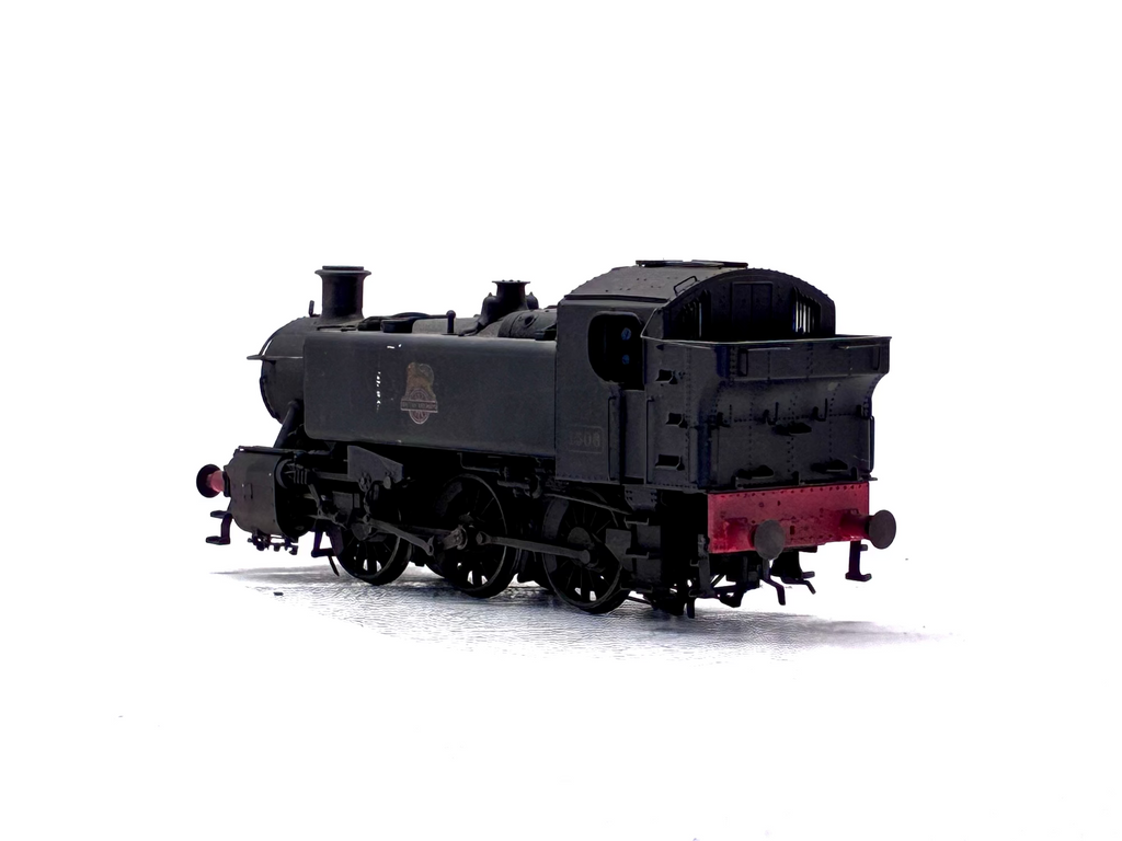 Rapido Trains UK 904501 Class 15xx pannier 0-6-0PT 1506 in BR plain black with no crest Digital sound fitted