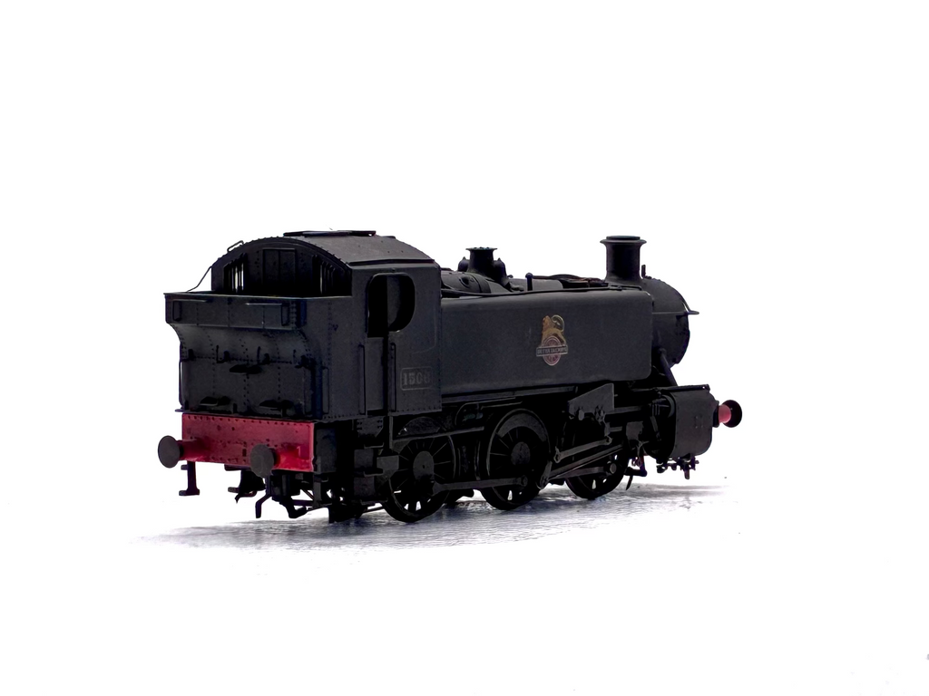 Rapido Trains UK 904501 Class 15xx pannier 0-6-0PT 1506 in BR plain black with no crest Digital sound fitted