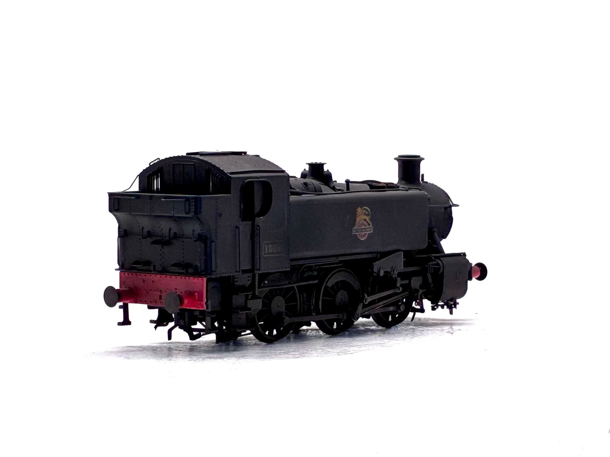 Rapido Trains UK 904501 Class 15xx pannier 0-6-0PT 1506 in BR plain black with no crest Digital sound fitted