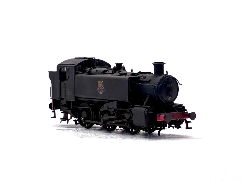 Rapido Trains UK 904501 Class 15xx pannier 0-6-0PT 1506 in BR plain black with no crest Digital sound fitted