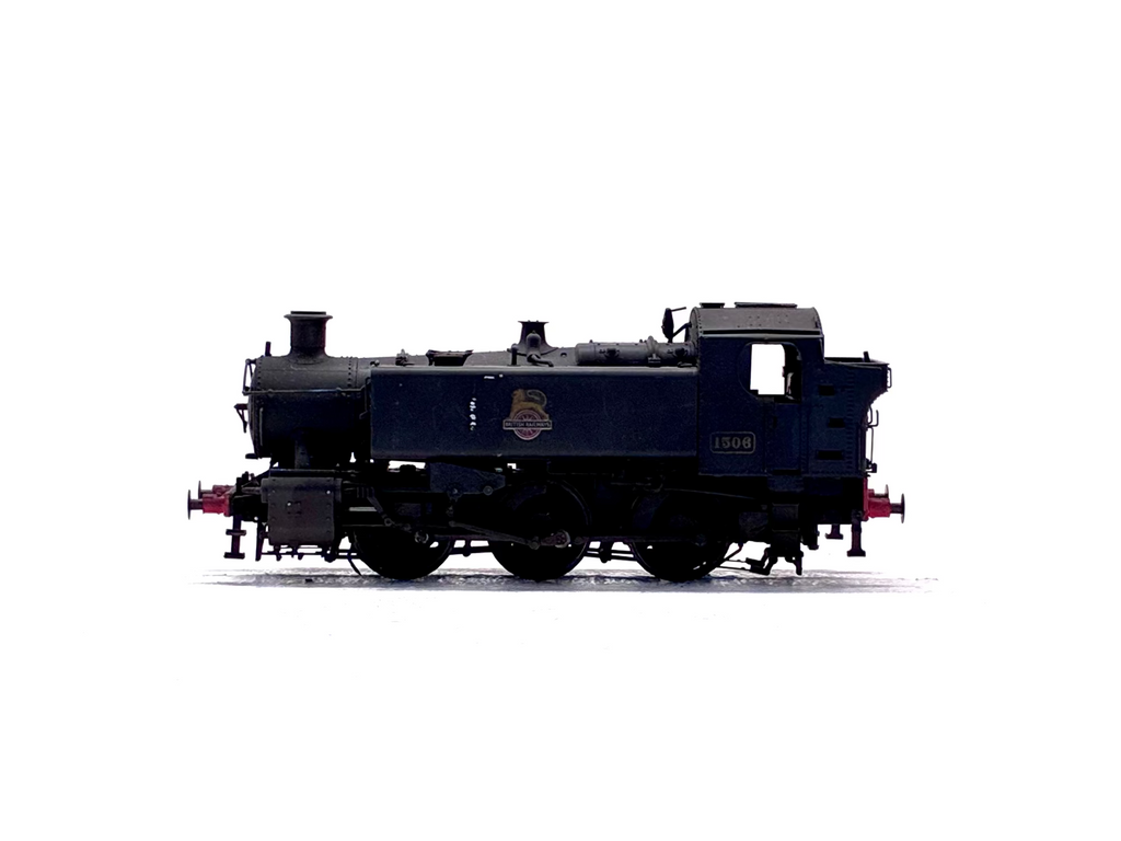 Rapido Trains UK 904501 Class 15xx pannier 0-6-0PT 1506 in BR plain black with no crest Digital sound fitted