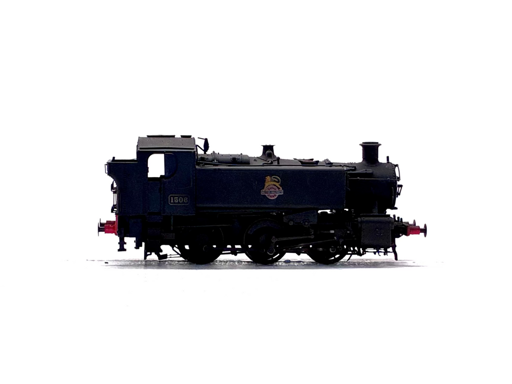 Rapido Trains UK 904501 Class 15xx pannier 0-6-0PT 1506 in BR plain black with no crest Digital sound fitted