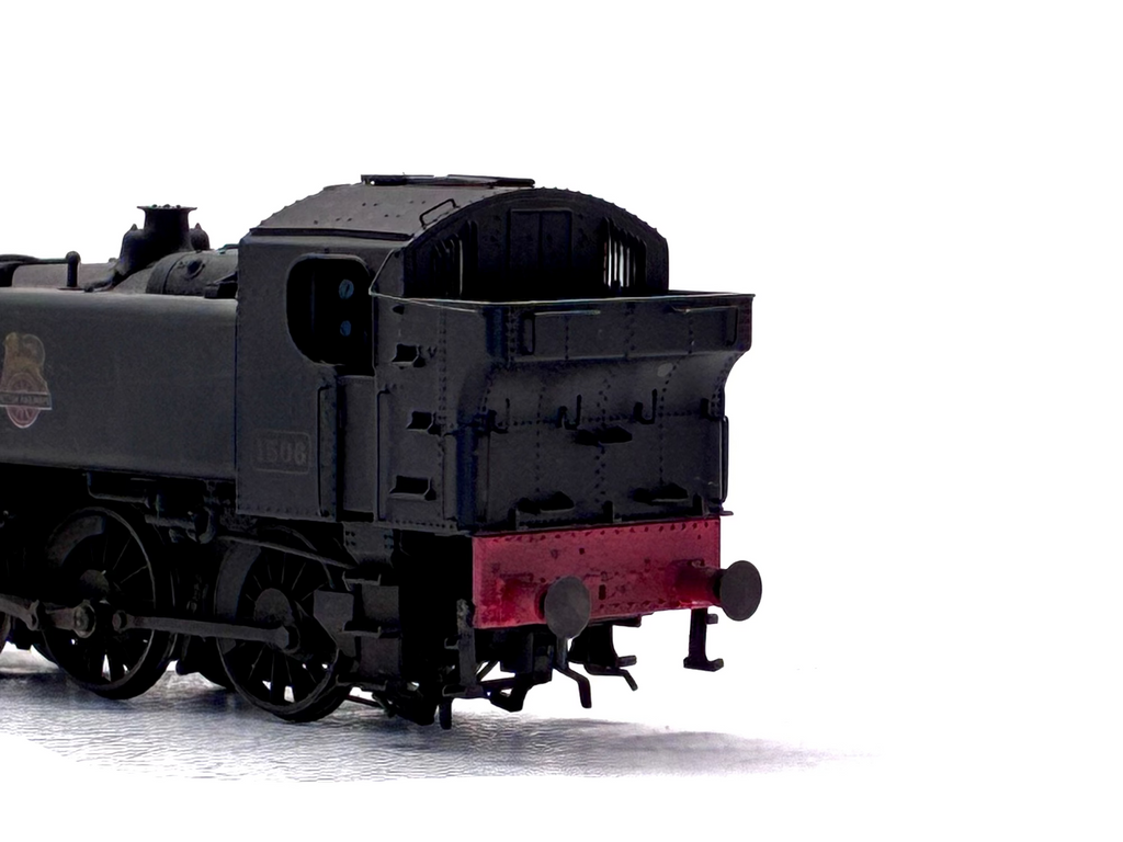 Rapido Trains UK 904501 Class 15xx pannier 0-6-0PT 1506 in BR plain black with no crest Digital sound fitted