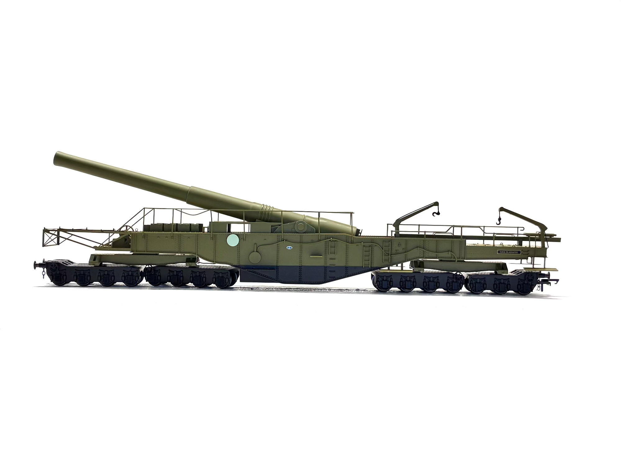 Oxford Rail OR76BOOM02 BL 13.5 inch howitzer railgun "Gladiator"