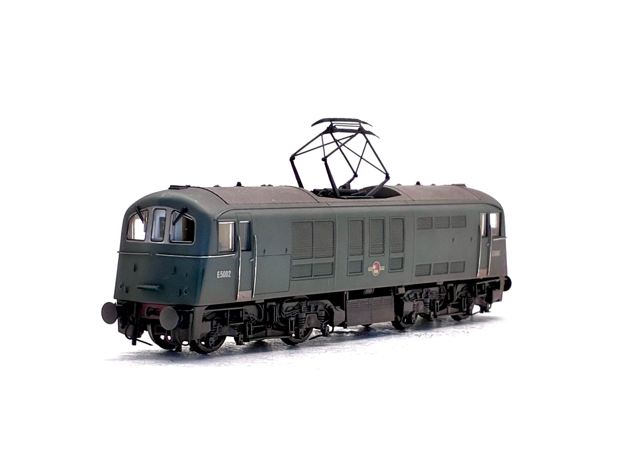 DJ Models OO71-097 Class 71 E5002 in BR Plain Green (weathered)  Kernow Models exclusive