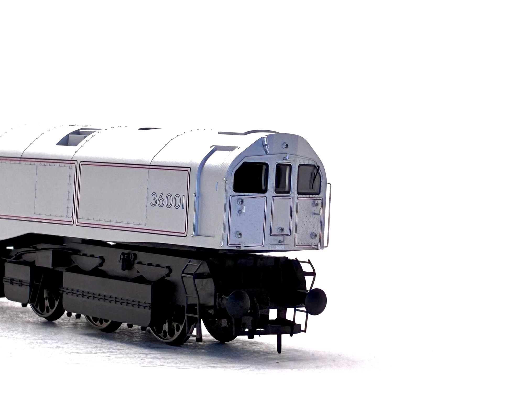 KR Models KRM-LEAD-OO-PG-S SR 'Leader' 0-6-6-0 in BR early prototype grey with no crest Digital sound fitted