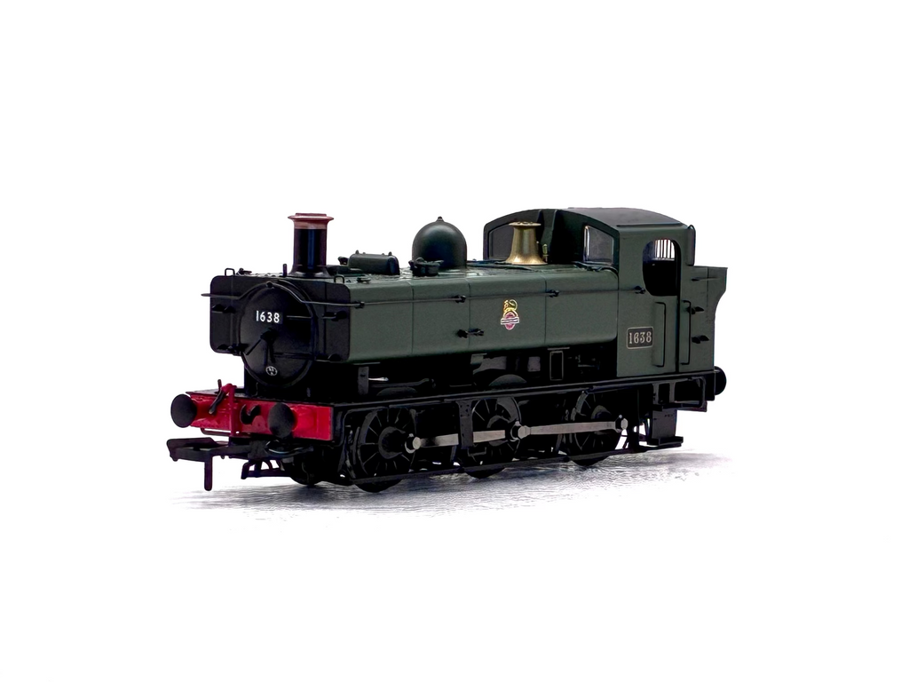 Rapido Trains UK MR-310A Class 16xx Pannier 0-6-0PT 1638 in BR green with early emblem