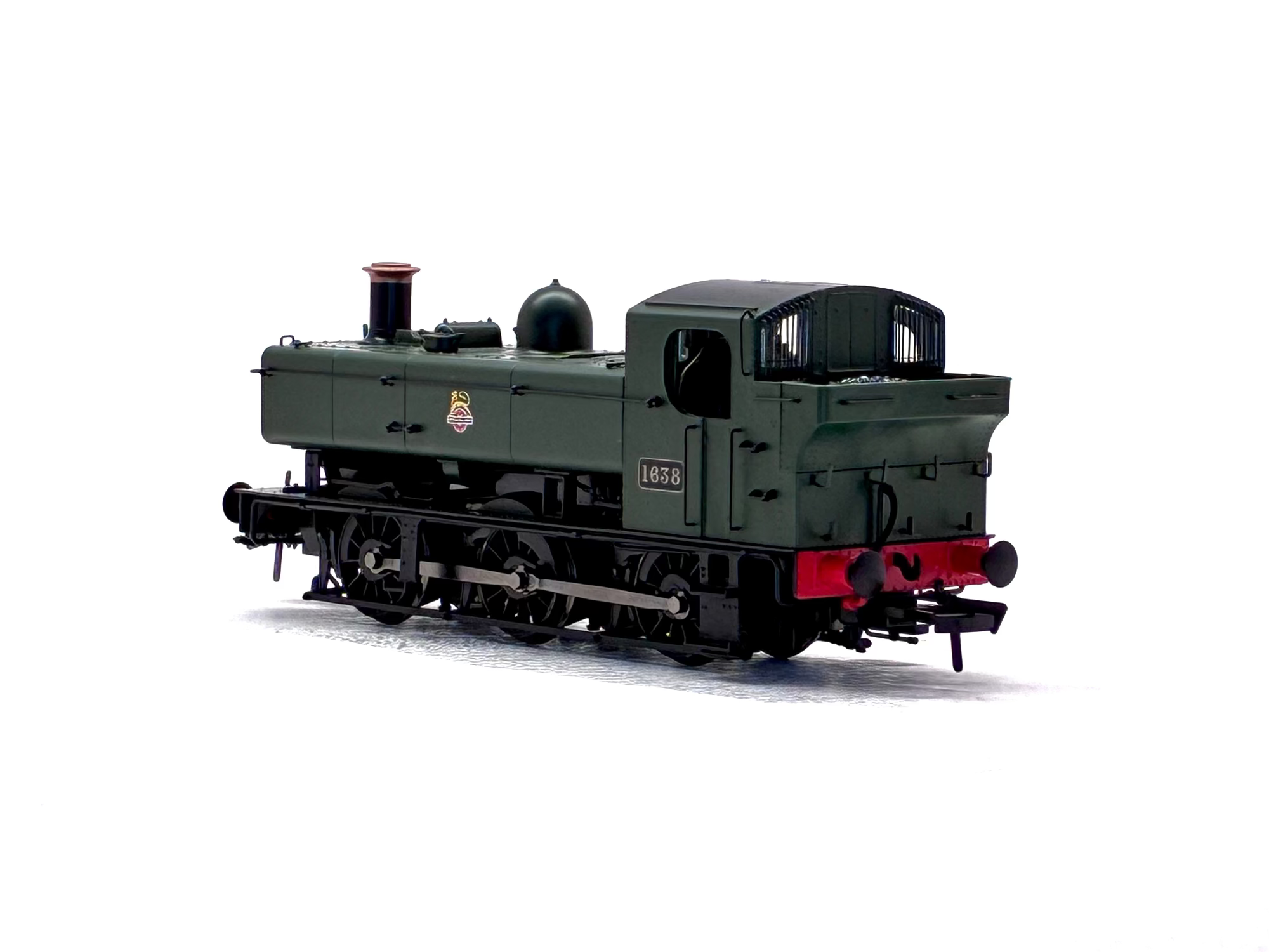 Rapido Trains UK MR-310A Class 16xx Pannier 0-6-0PT 1638 in BR green with early emblem