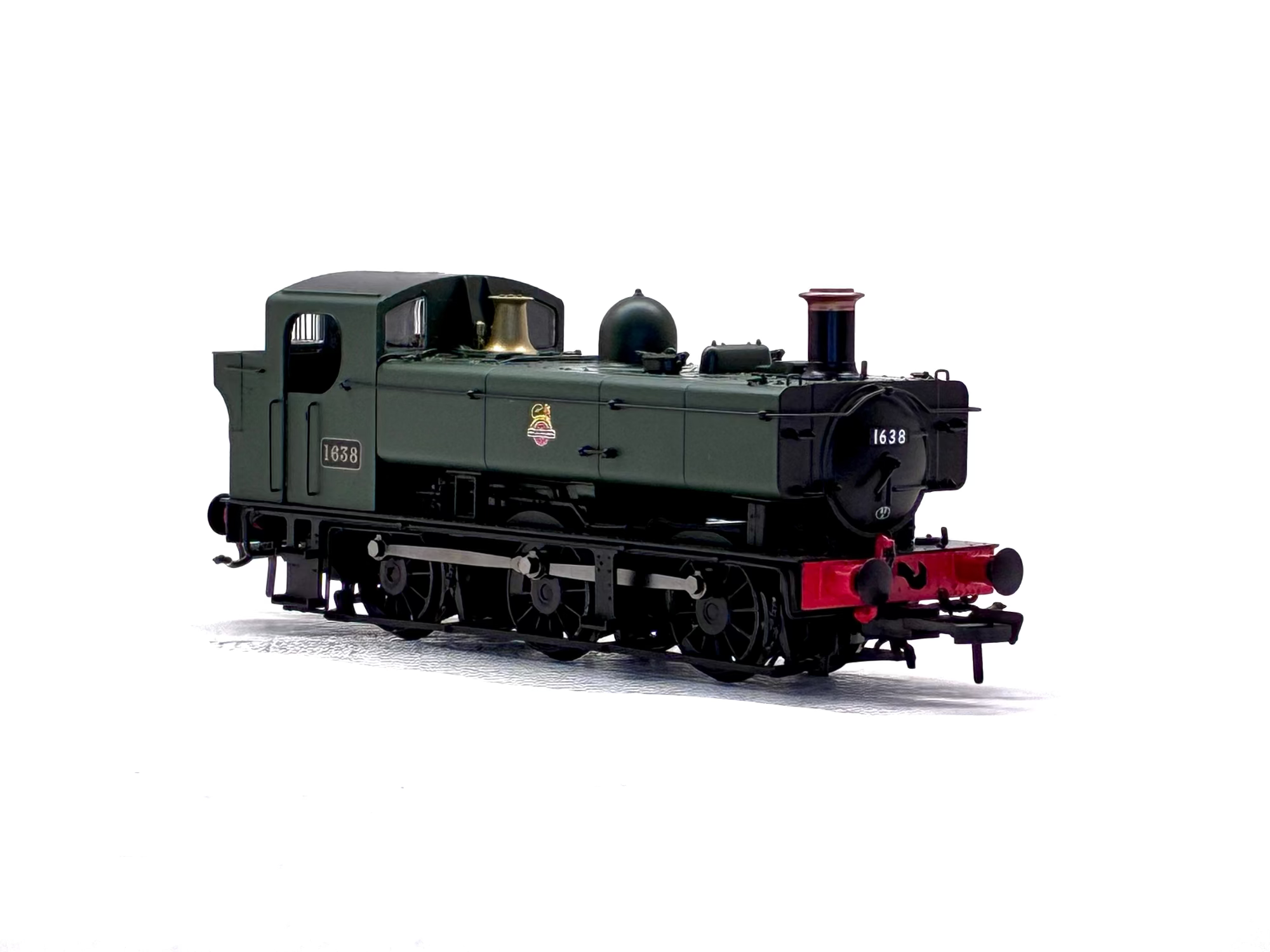 Rapido Trains UK MR-310A Class 16xx Pannier 0-6-0PT 1638 in BR green with early emblem
