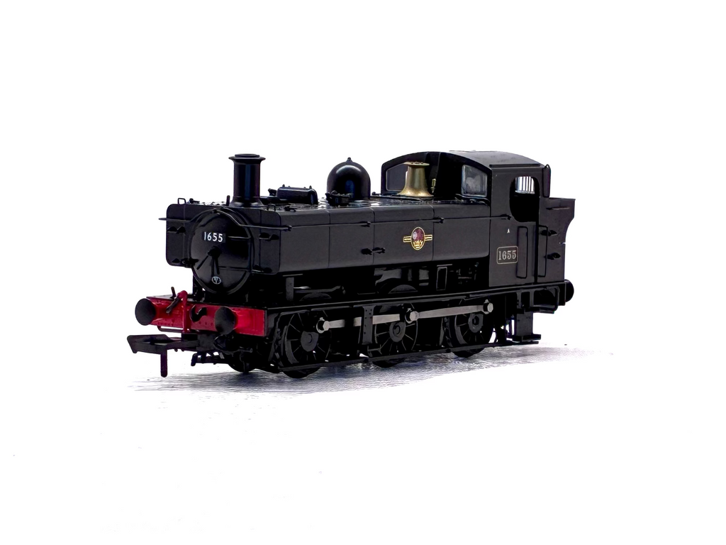 Rapido Trains UK MR-304B Class 16xx Pannier 0-6-0PT 1655 in BR black with late crest