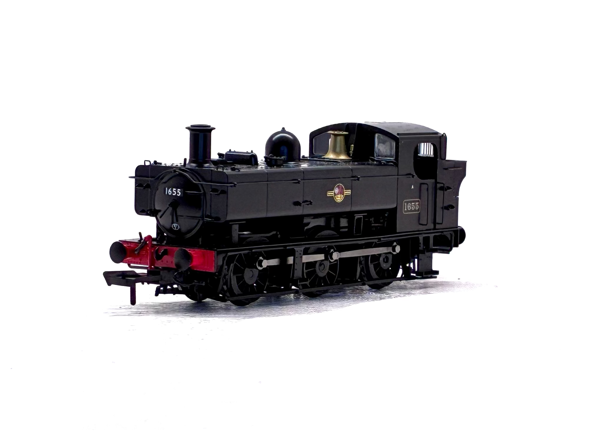 Rapido Trains UK MR-304B Class 16xx Pannier 0-6-0PT 1655 in BR black with late crest