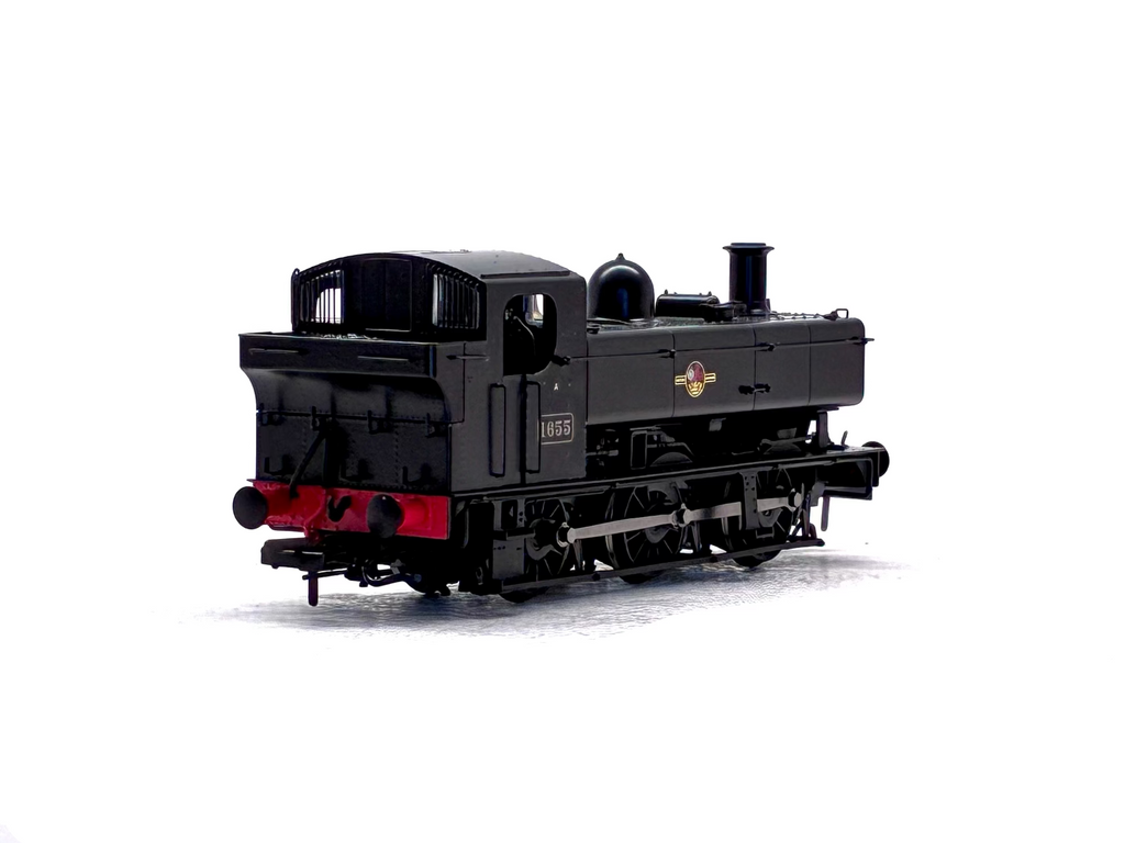 Rapido Trains UK MR-304B Class 16xx Pannier 0-6-0PT 1655 in BR black with late crest