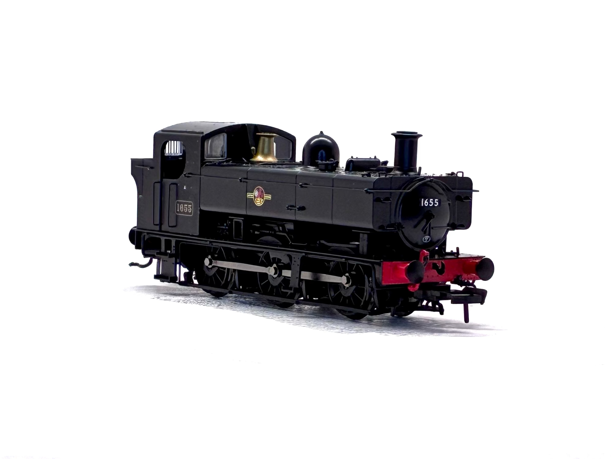 Rapido Trains UK MR-304B Class 16xx Pannier 0-6-0PT 1655 in BR black with late crest