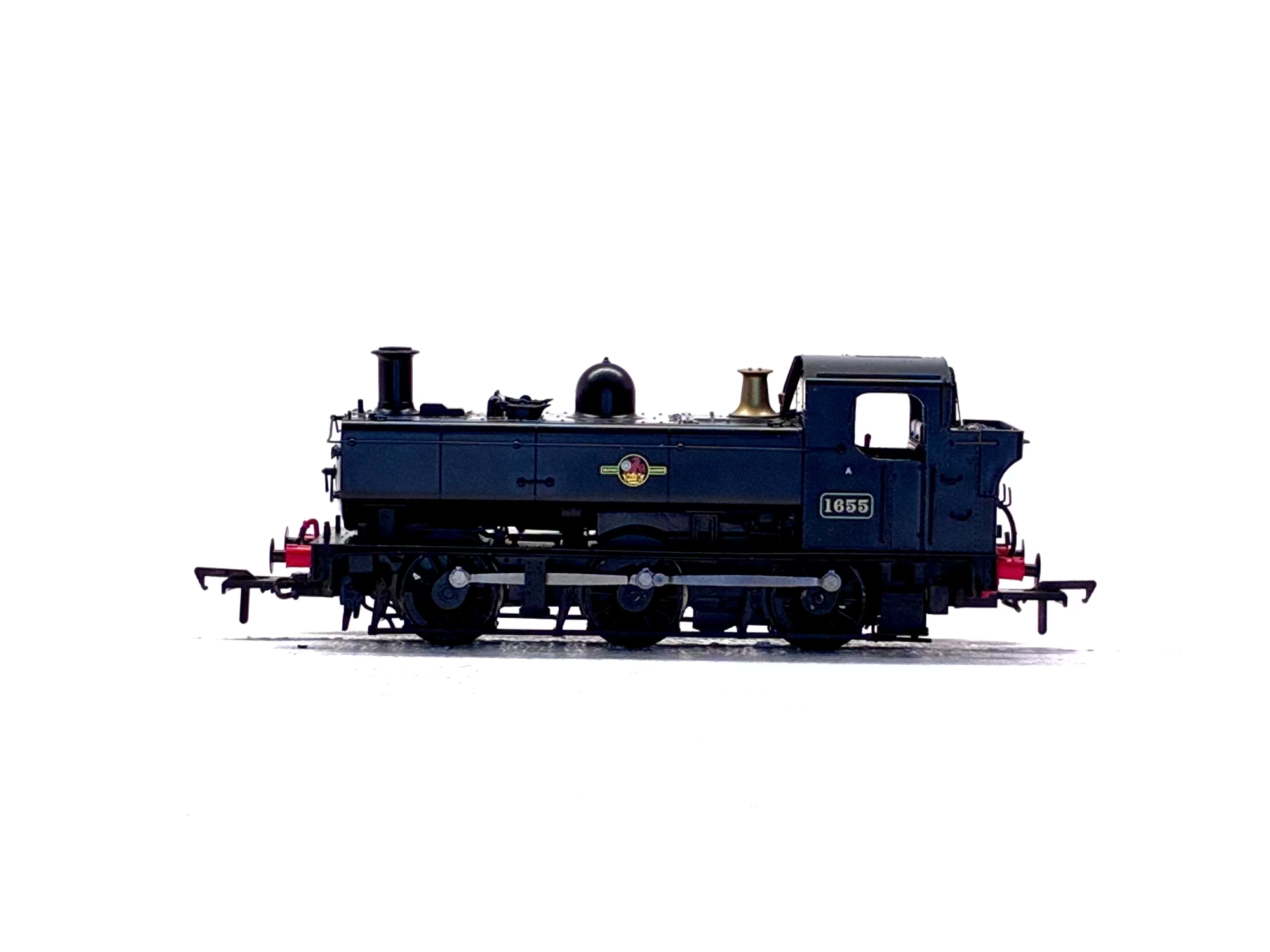 Rapido Trains UK MR-304B Class 16xx Pannier 0-6-0PT 1655 in BR black with late crest