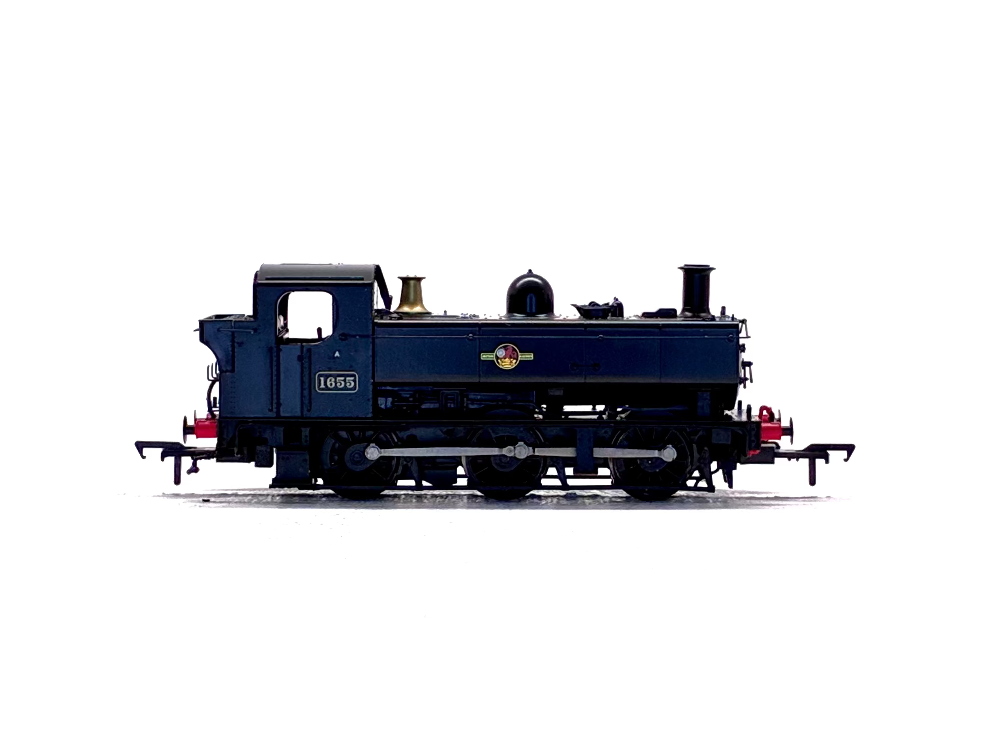 Rapido Trains UK MR-304B Class 16xx Pannier 0-6-0PT 1655 in BR black with late crest