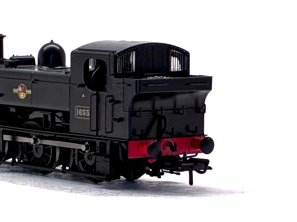 Rapido Trains UK MR-304B Class 16xx Pannier 0-6-0PT 1655 in BR black with late crest