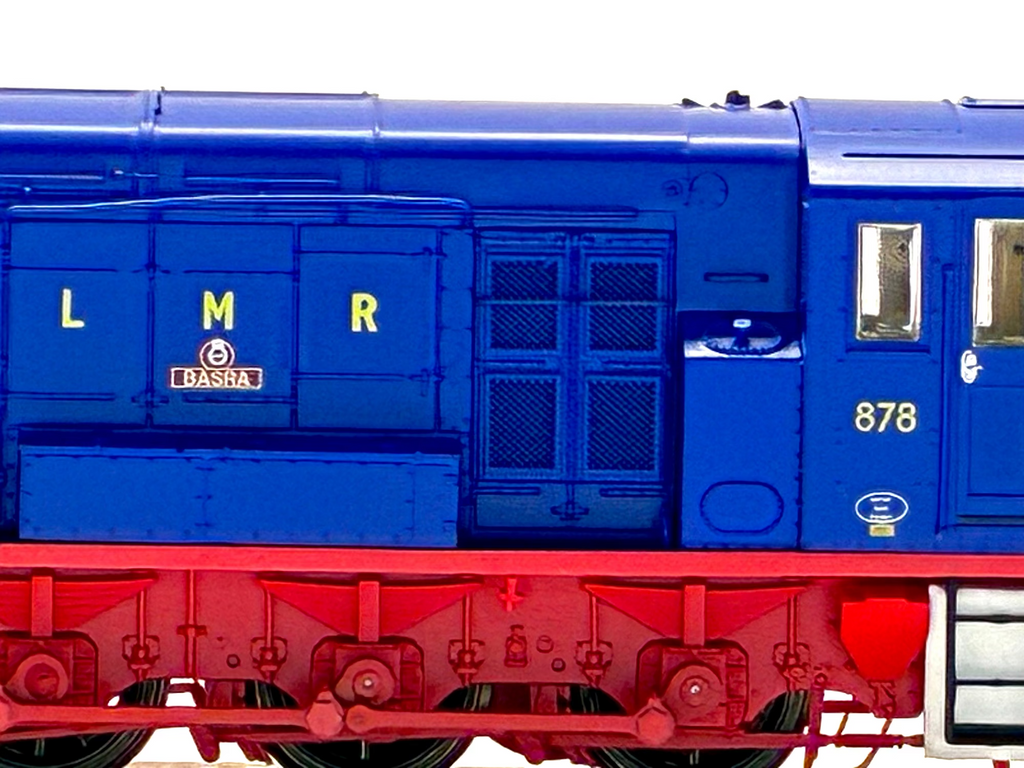Model Rail Magazine MR-502 Class 11 878 'Basra' in Longmoor Military Railway blue