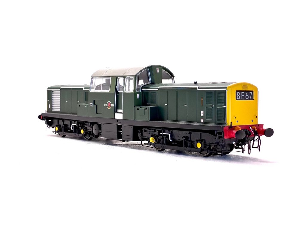 Heljan 1751 Class 17 'Clayton' in BR green with full yellow ends unnumbered