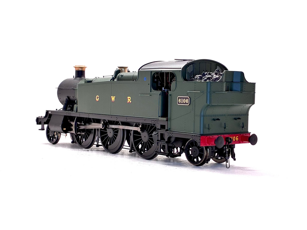 Heljan 6101 Class 61xx 'Large Prairie' 2-6-2T 6106 in GWR green with GWR lettering as preserved
