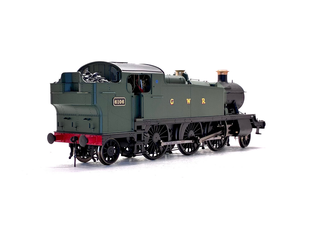 Heljan 6101 Class 61xx 'Large Prairie' 2-6-2T 6106 in GWR green with GWR lettering as preserved
