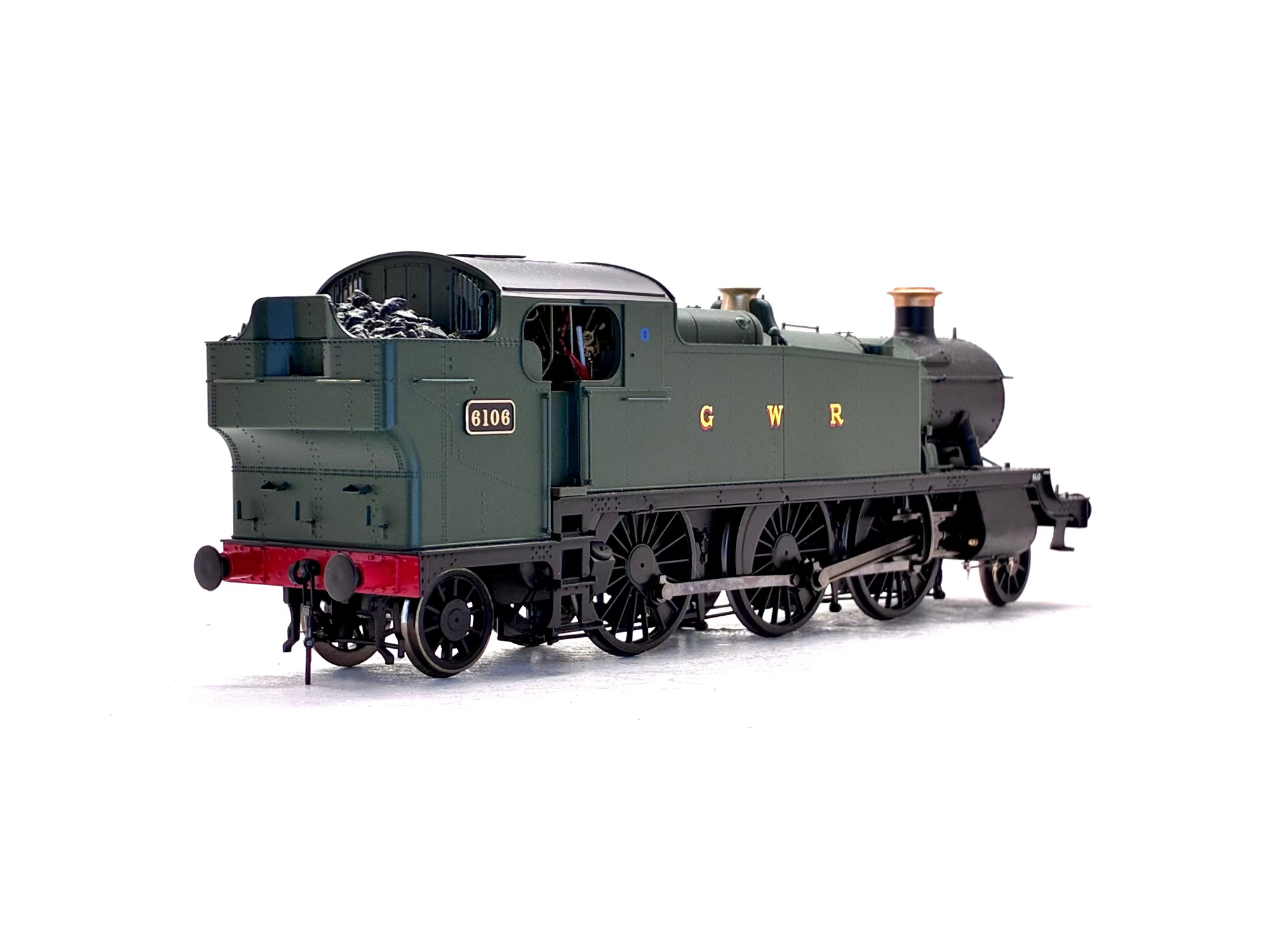 Heljan 6101 Class 61xx 'Large Prairie' 2-6-2T 6106 in GWR green with GWR lettering as preserved