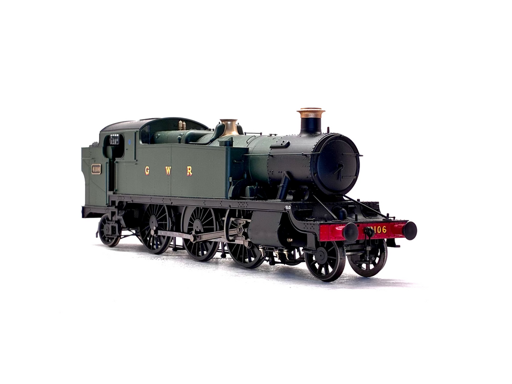 Heljan 6101 Class 61xx 'Large Prairie' 2-6-2T 6106 in GWR green with GWR lettering as preserved