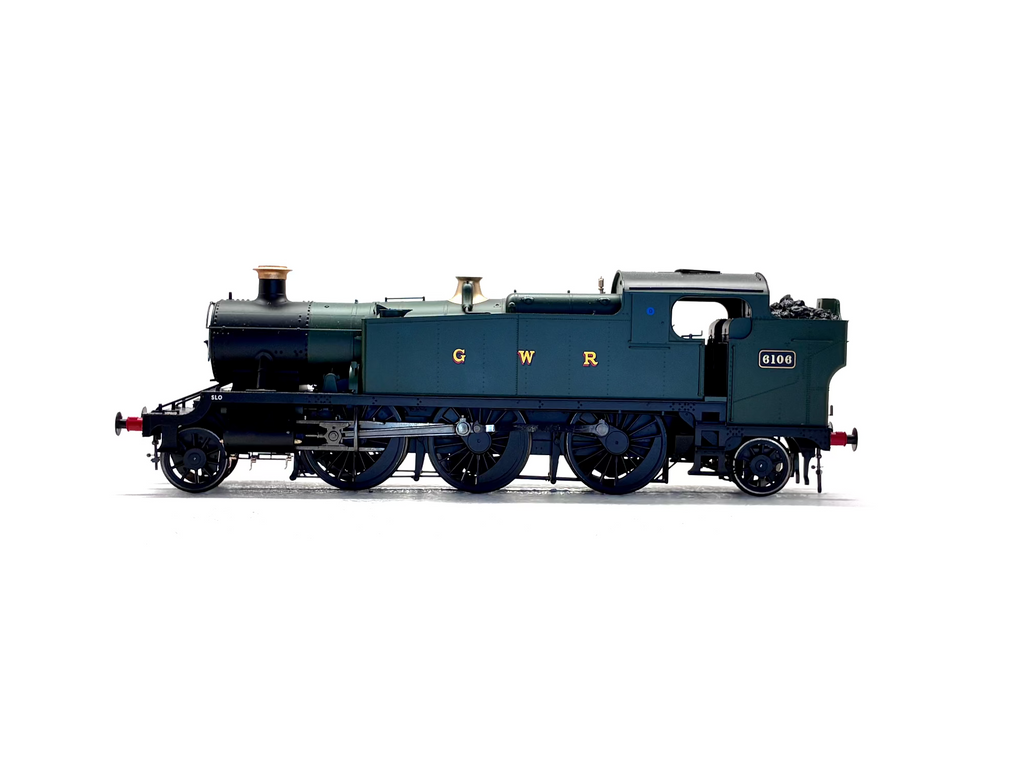Heljan 6101 Class 61xx 'Large Prairie' 2-6-2T 6106 in GWR green with GWR lettering as preserved