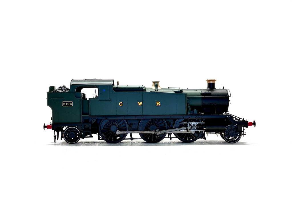 Heljan 6101 Class 61xx 'Large Prairie' 2-6-2T 6106 in GWR green with GWR lettering as preserved
