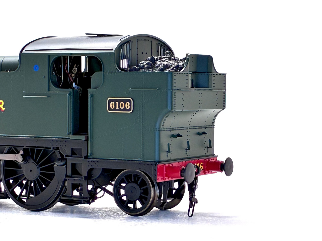 Heljan 6101 Class 61xx 'Large Prairie' 2-6-2T 6106 in GWR green with GWR lettering as preserved