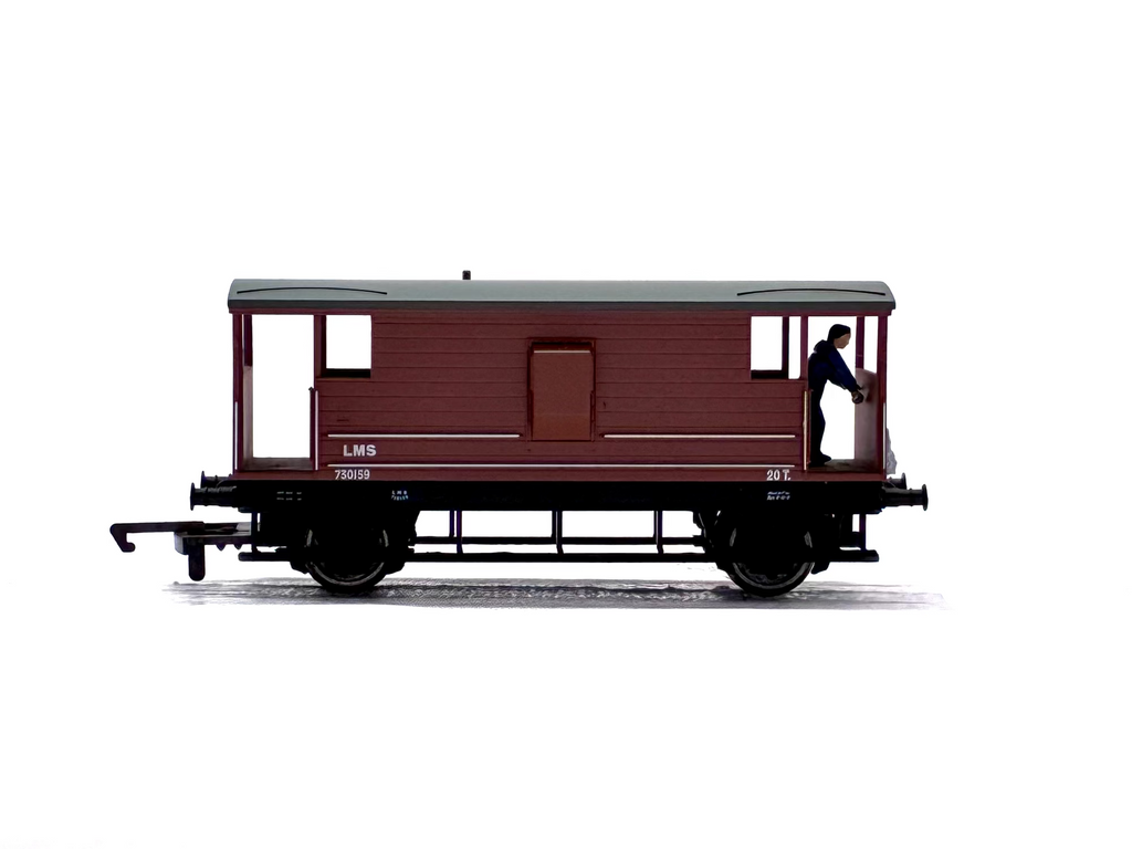 Hornby R6768 LMS Brake Van 730159 in LMS Bauxite