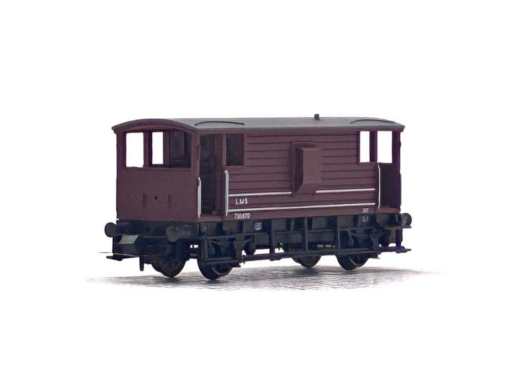 Graham Farish 377-311 20 Ton LMS type brake van LMS bauxite