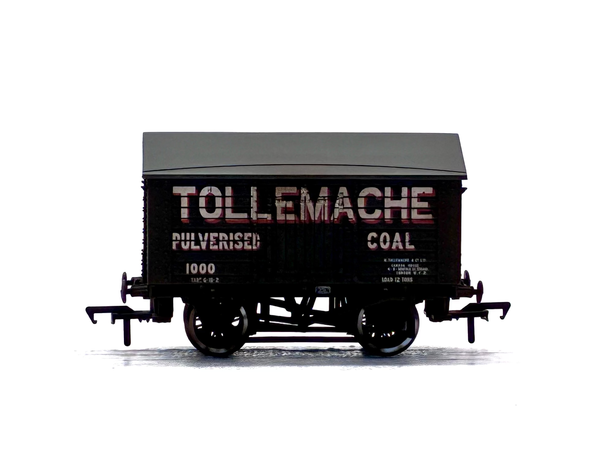 Bachmann Branchline 33-184 12 ton covered salt wagon in Tollemache Pulverised Coal livery