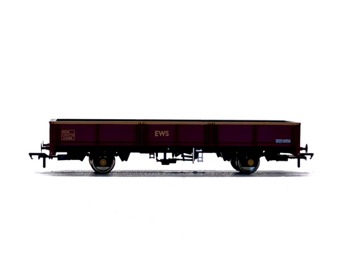 Bachmann Branchline OO Gauge 38-057 31-tonne OCA dropside open wagon red and yellow side view