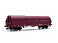 Bachmann Branchline OO Gauge 37-626 102 Ton Thrall BRA steel coil carrier Maroon front view