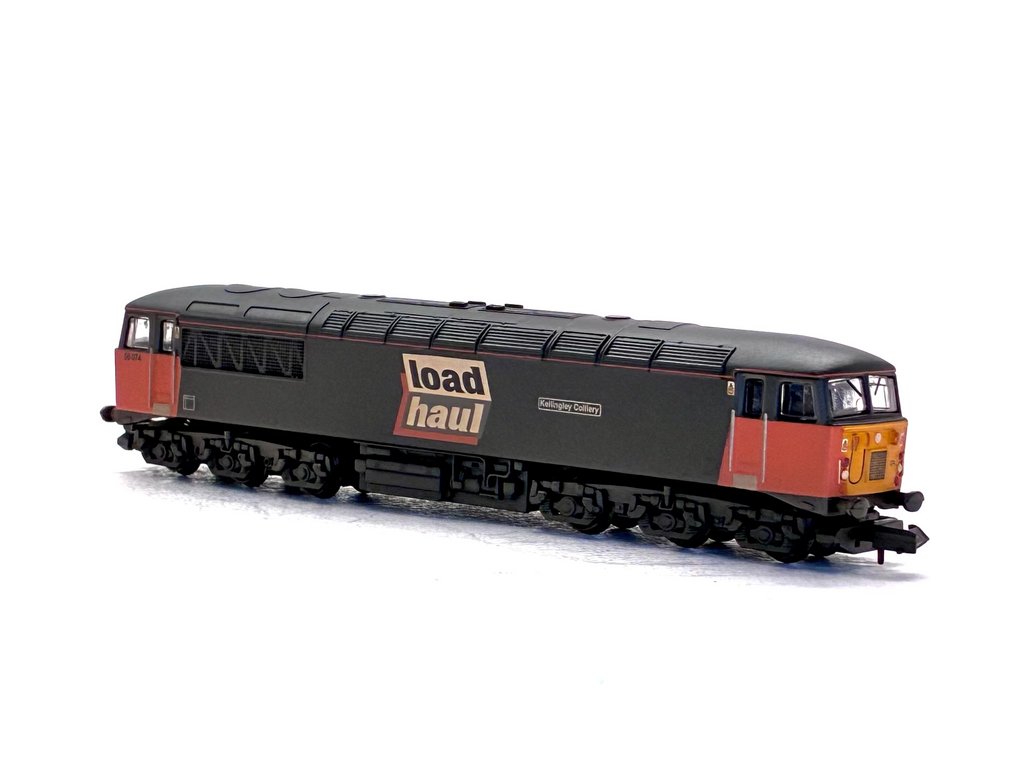 Graham Farish N Gauge 371-301 Class 56 56074 'Kellingley Colliery' Loadhaul Weathered back view
