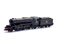 Graham Farish N Gauge 372-612 LNER V2 60845 Black steam locomotive front view