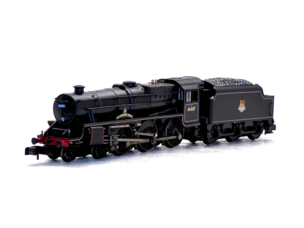 Graham Farish N gauge The Lancashire Fusilier steam locomotive front view