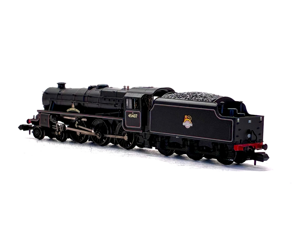 Graham Farish N gauge The Lancashire Fusilier steam locomotive back view