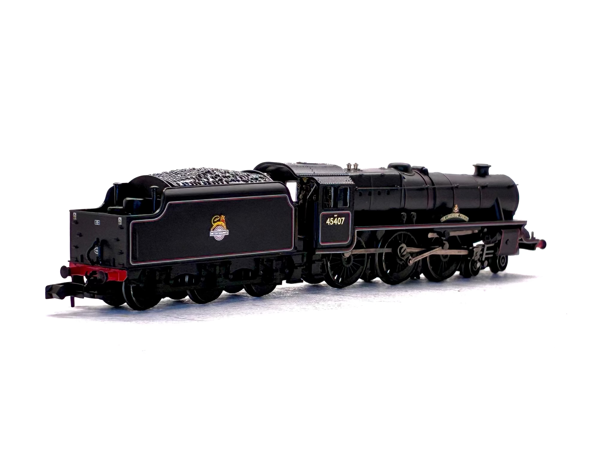 Graham Farish N gauge The Lancashire Fusilier steam locomotive back view