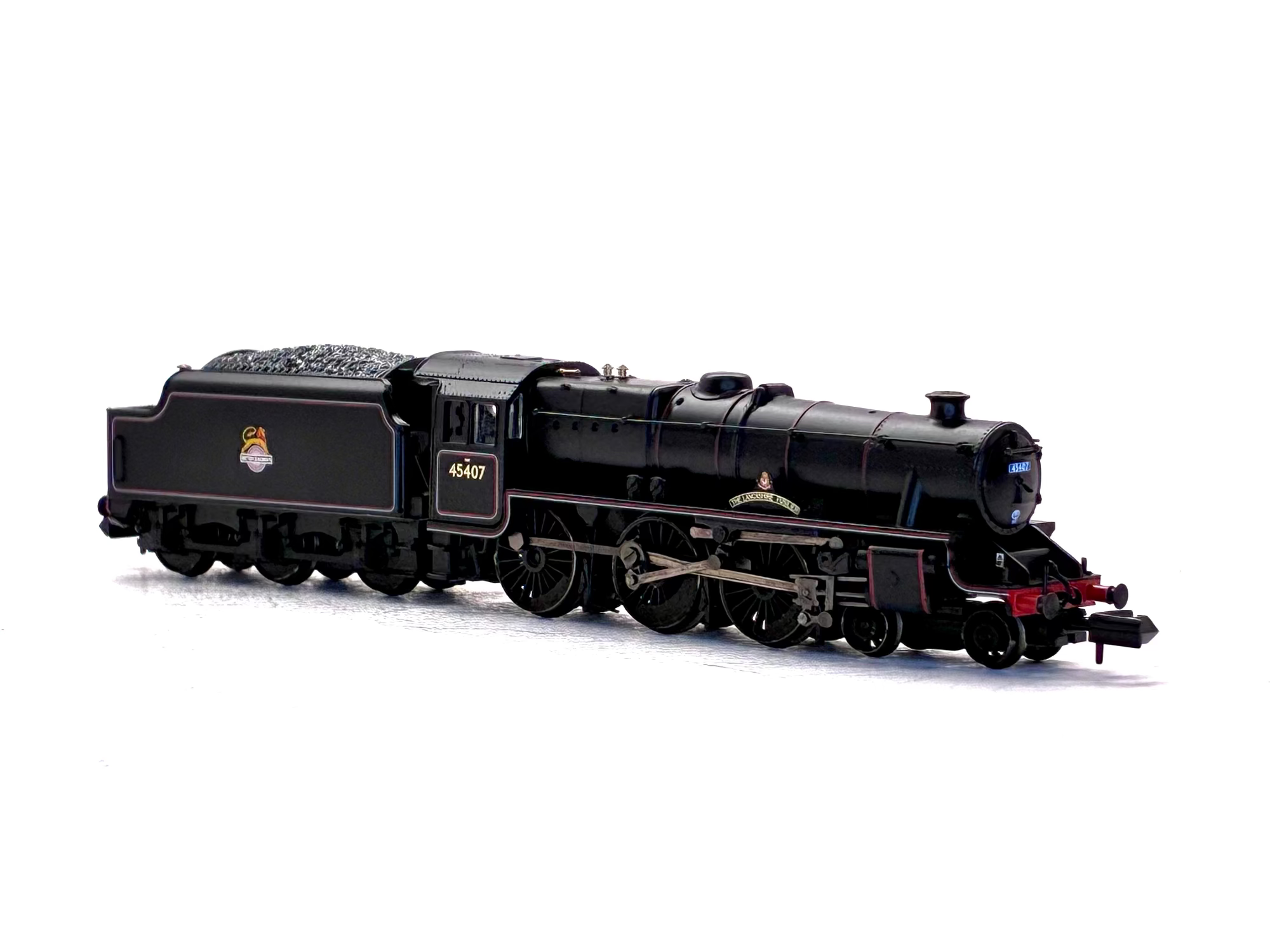 Graham Farish N gauge The Lancashire Fusilier steam locomotive front view