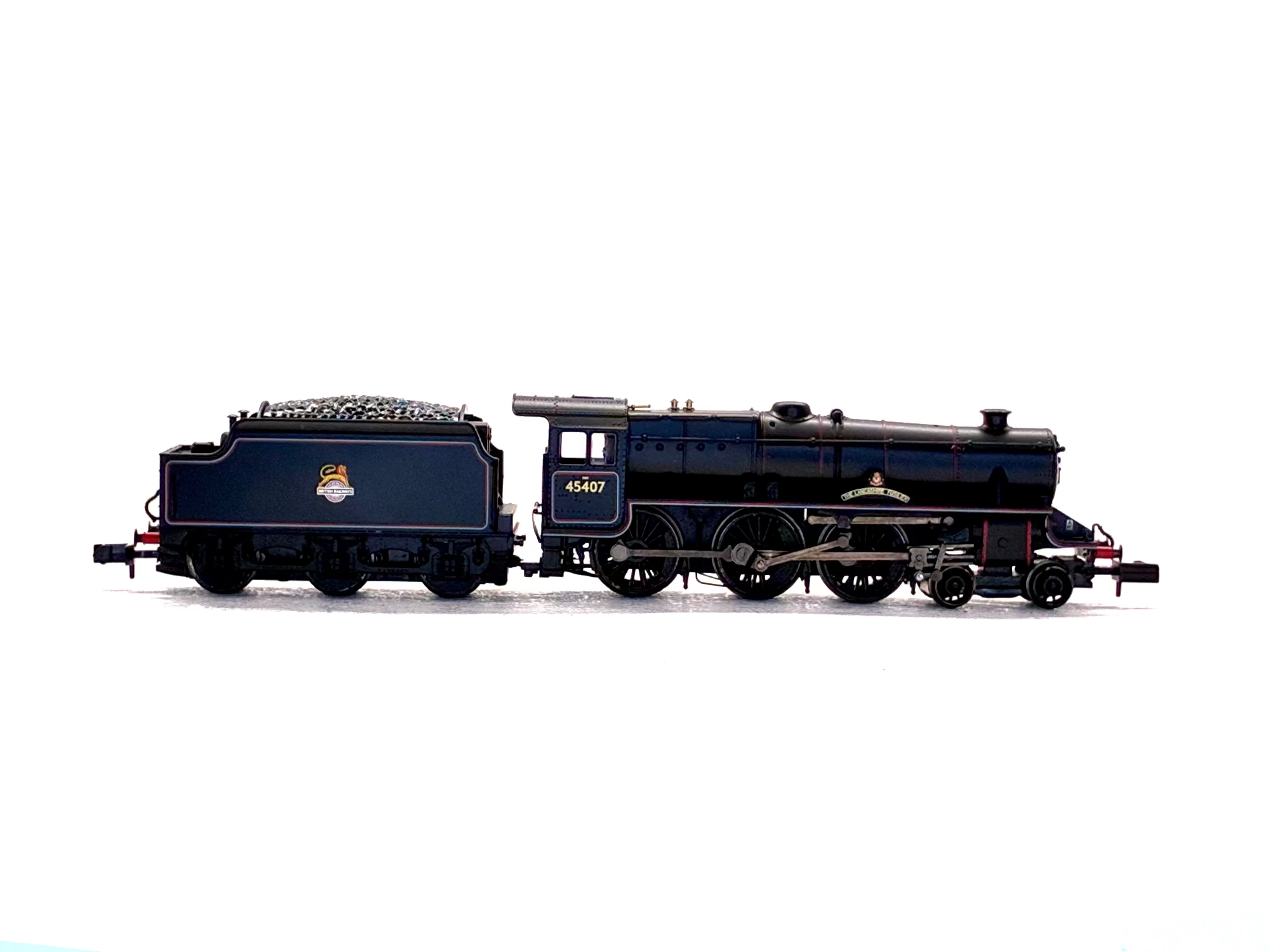 Graham Farish N gauge The Lancashire Fusilier steam locomotive side view