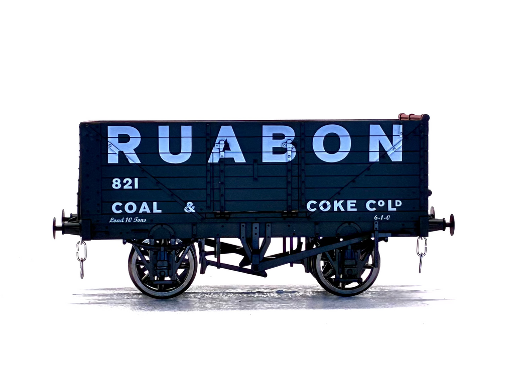 Dapol O Guage Ruabon Coal & Coke Company wagon side view