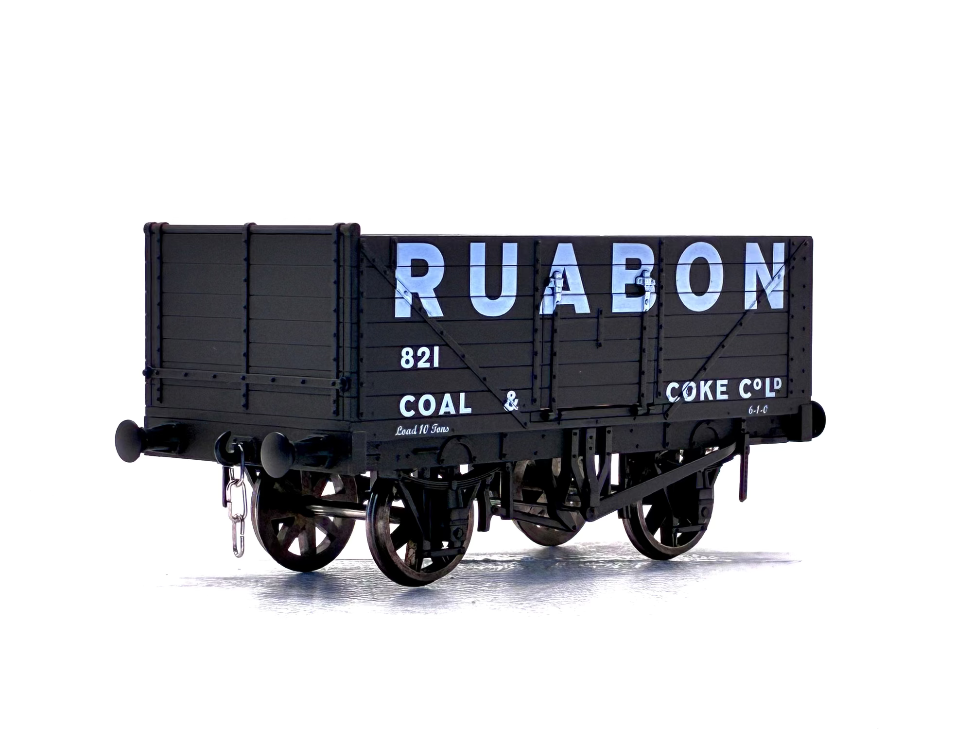 Dapol O Guage Ruabon Coal & Coke Company wagon back view