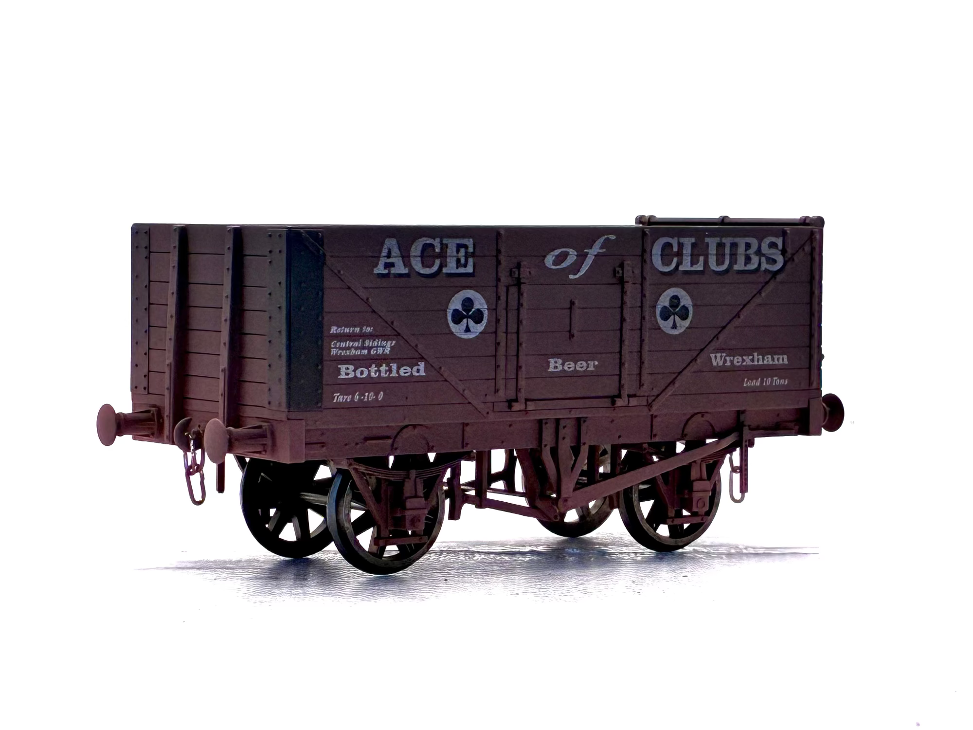 Dapol O Guage Ace of Clubs, Wrexham Weathered Front view