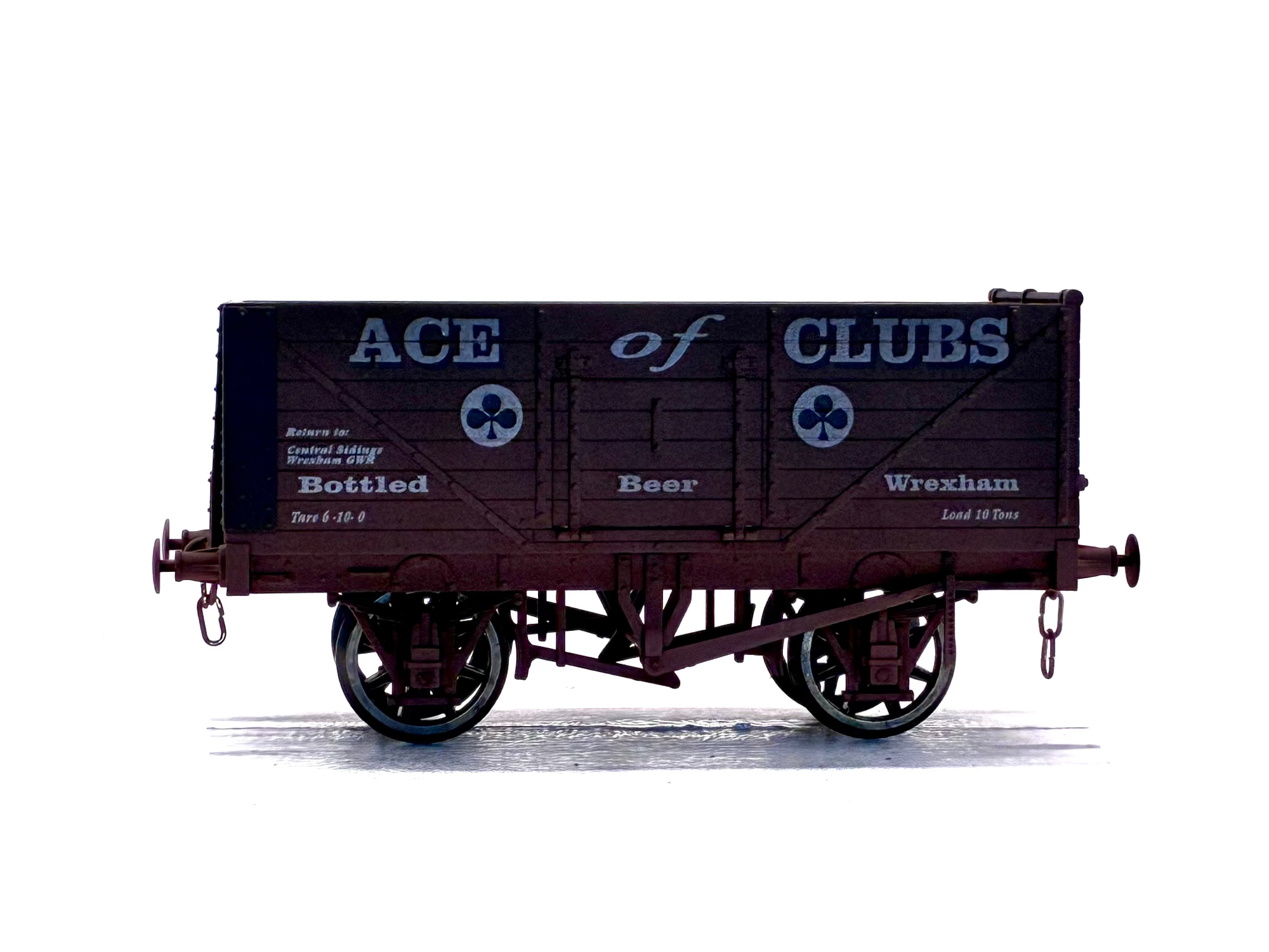 Dapol O Guage Ace of Clubs, Wrexham Weathered side view