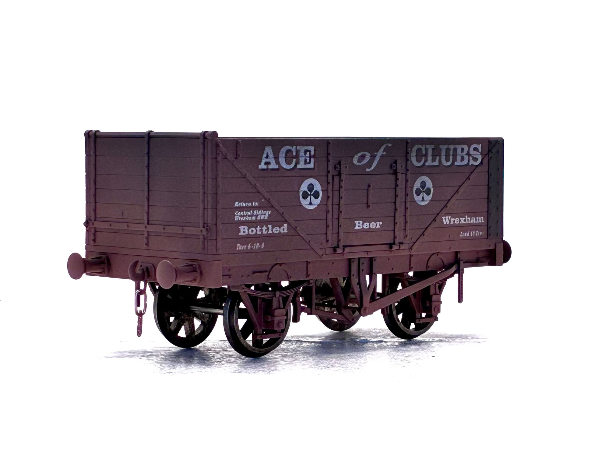 Dapol O Guage Ace of Clubs, Wrexham Weathered back view